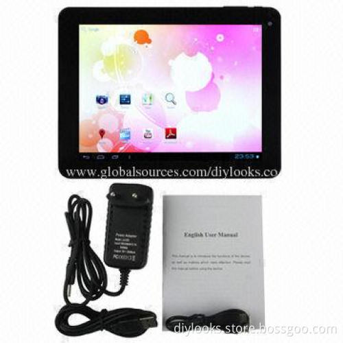 Tablet PC, 8.0-inch Capacitive Touch Screen Android 4.0, 0.3 Megapixels, 1GB RAM/8GB ROM, A10 CPU